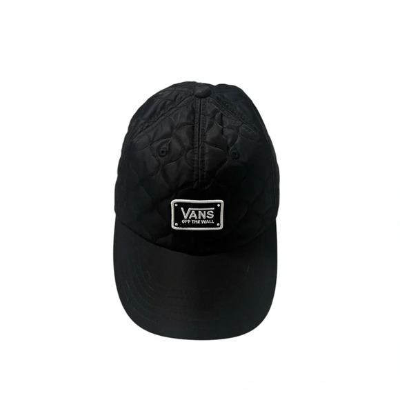 Vans Off The Wall Snow Boarding Hat quilted Insulated Black Adjustable Mens - Picture 1 of 6